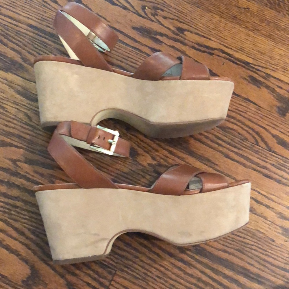 Michael Michael Kors Brown Platform Sandal
